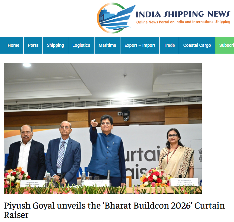 Piyush Goyal unveils the ‘Bharat Buildcon 2026’ Curtain Raiser